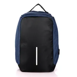 Smart portable Travel Backpack with USB port - Blue