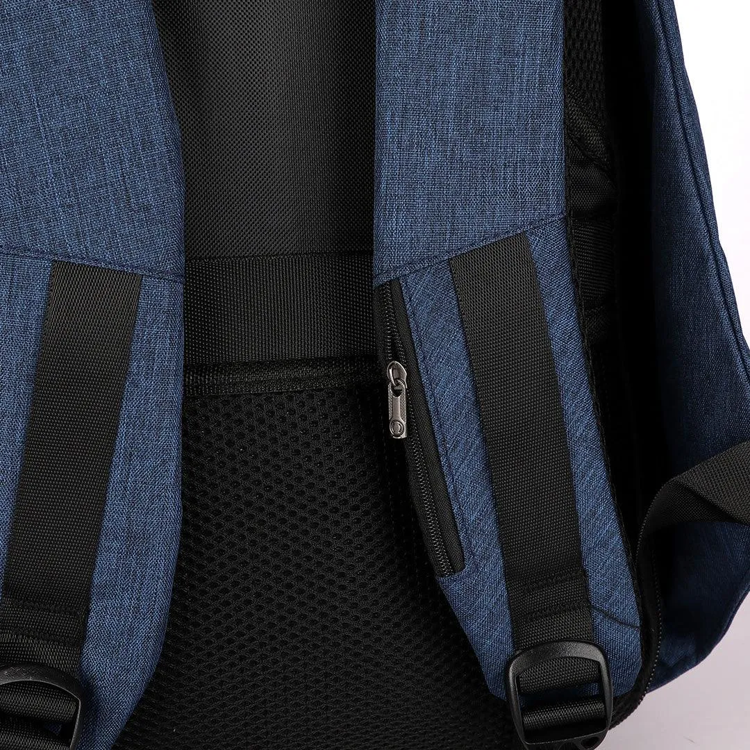 Smart portable Travel Backpack with USB port - Blue