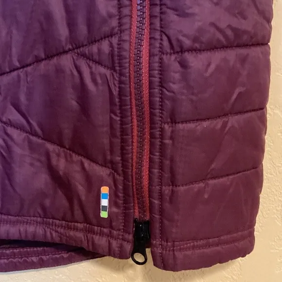 Smart Wool Smartloft 120 Quilted Mini Skirt- Burgundy- Size Small