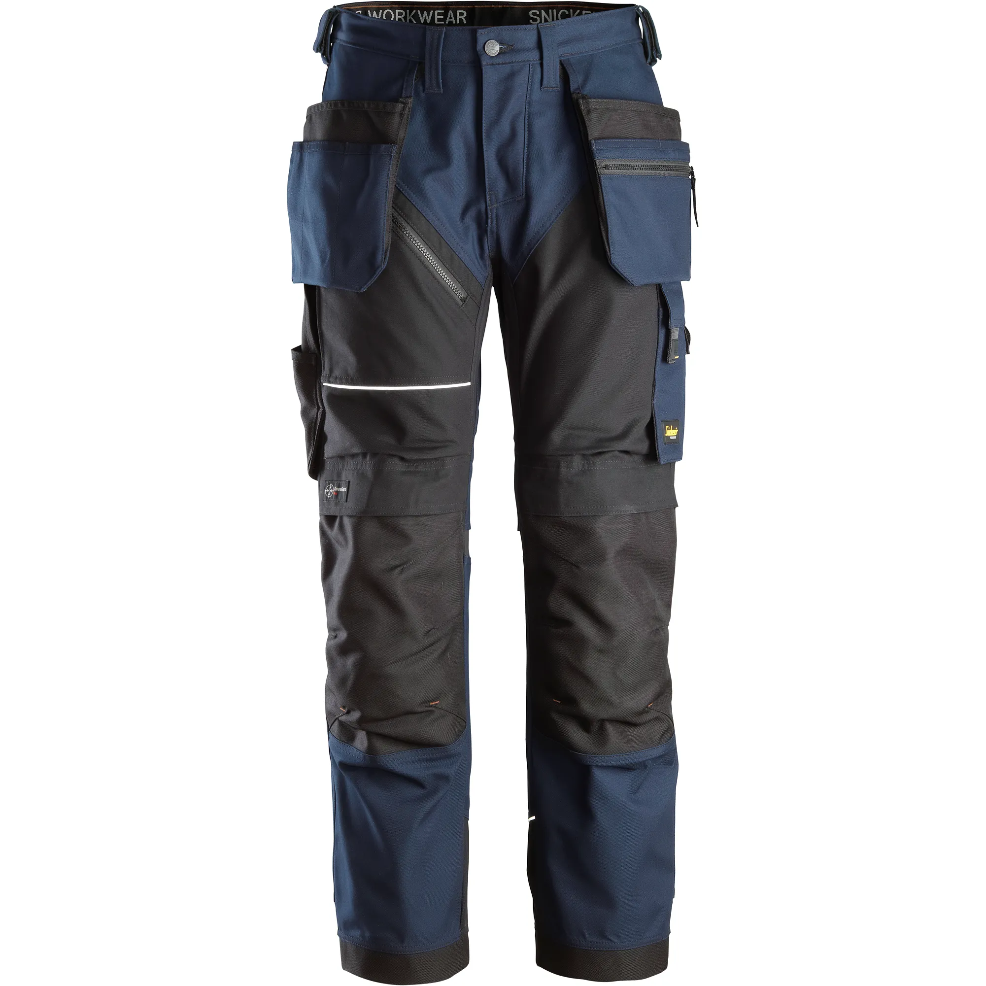 Snickers 6214 Canvas  Work Trousers with Holster Pockets Navy/Black