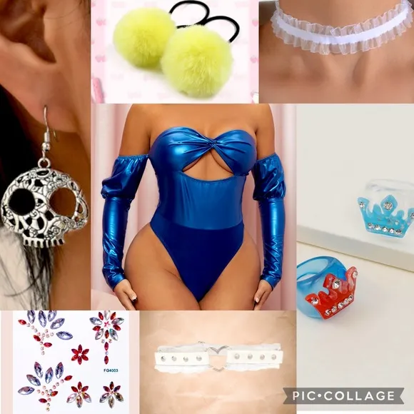 Snow Princess Full Rave Outfit Small