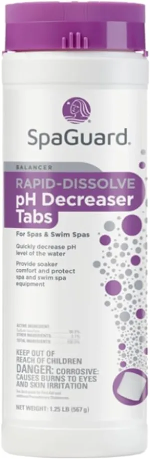 SpaGuard Rapid-Dissolve pH Decreaser Tabs 1.25 lb