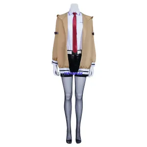 Steins Gate Makise Kurisu Cosplay Costume