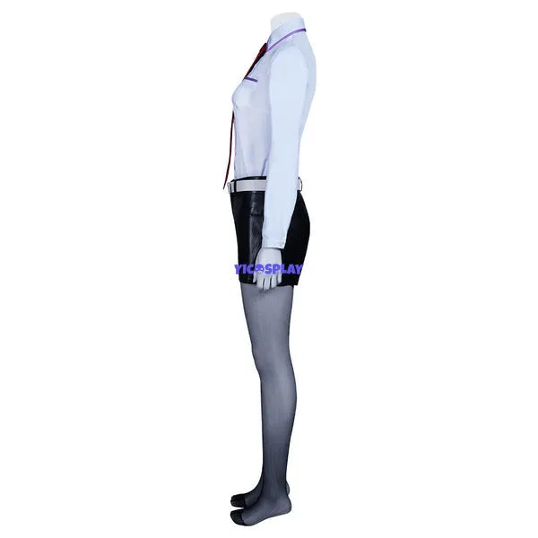 Steins Gate Makise Kurisu Cosplay Costume
