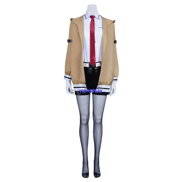 Steins Gate Makise Kurisu Cosplay Costume