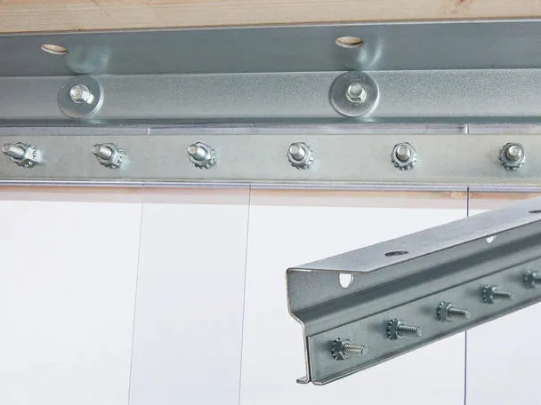 Strip Curtain Door Hanger 8FT  Hardware Steel