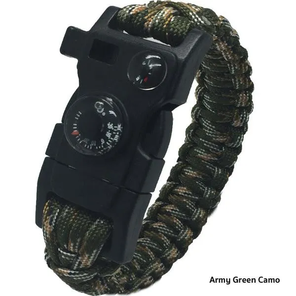 Survival 15 in 1 Paracord Bracelet.