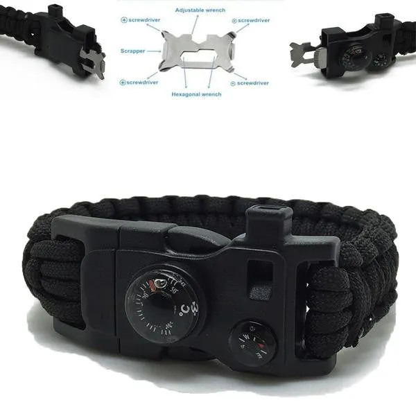 Survival 15 in 1 Paracord Bracelet.