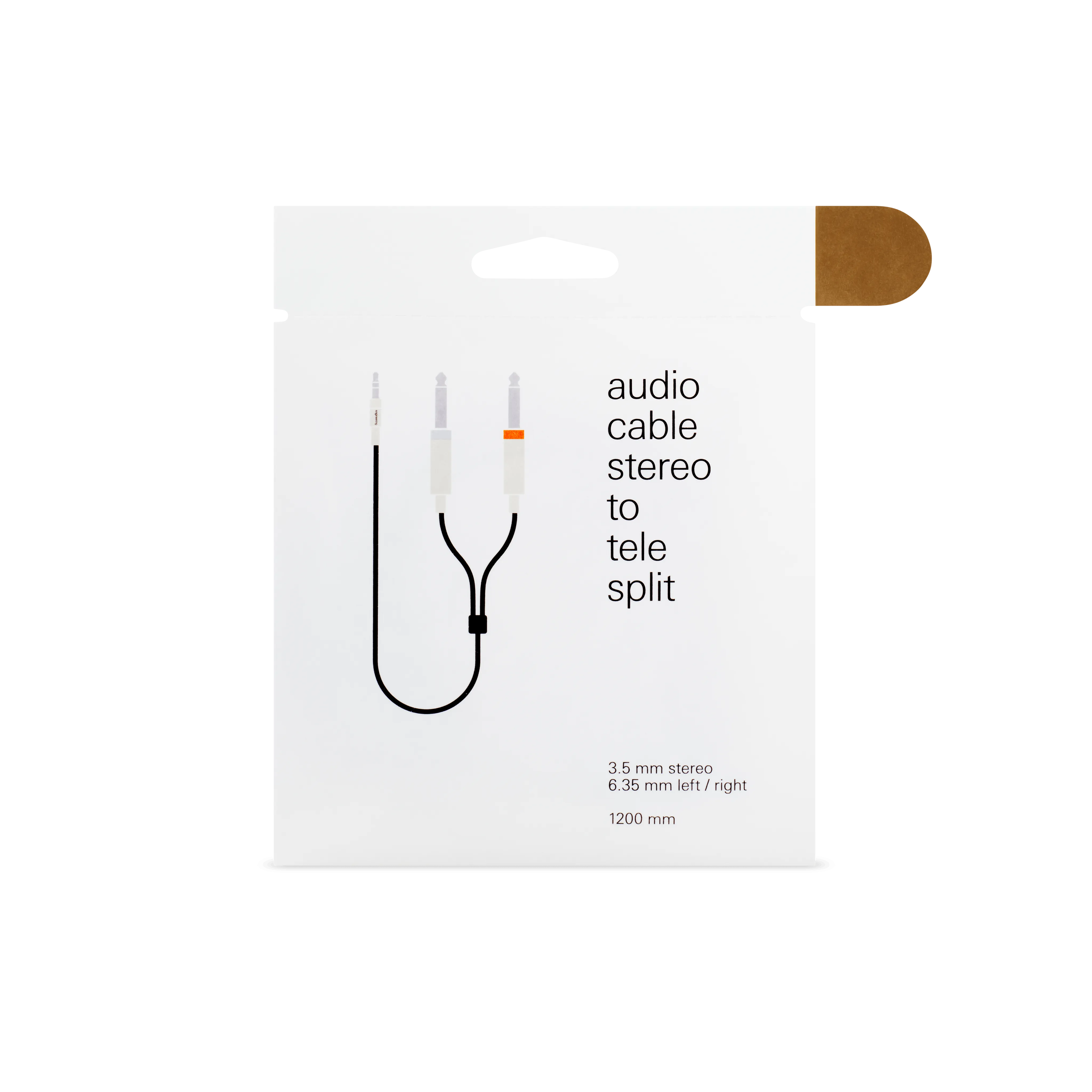Teenage Engineering Textile Audio Cable 3.5 mm - 2x 1/4" (Stereo to Tele Split)