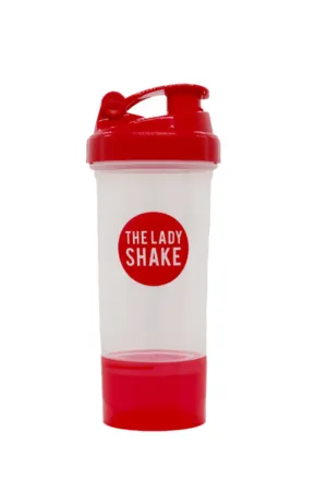 The Lady Shake Shaker Red 600ml