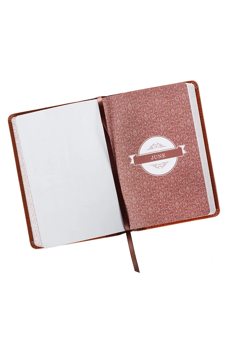 The Pocket Bible Devotional For Men Two-Tone LuxLeather Book