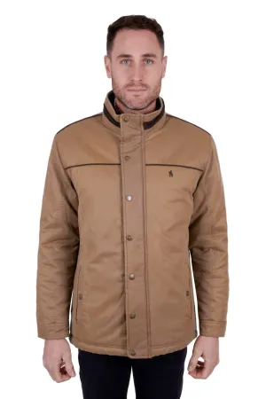 Thomas Cook Men's Fraser Faux Oilskin Jacket - Stone