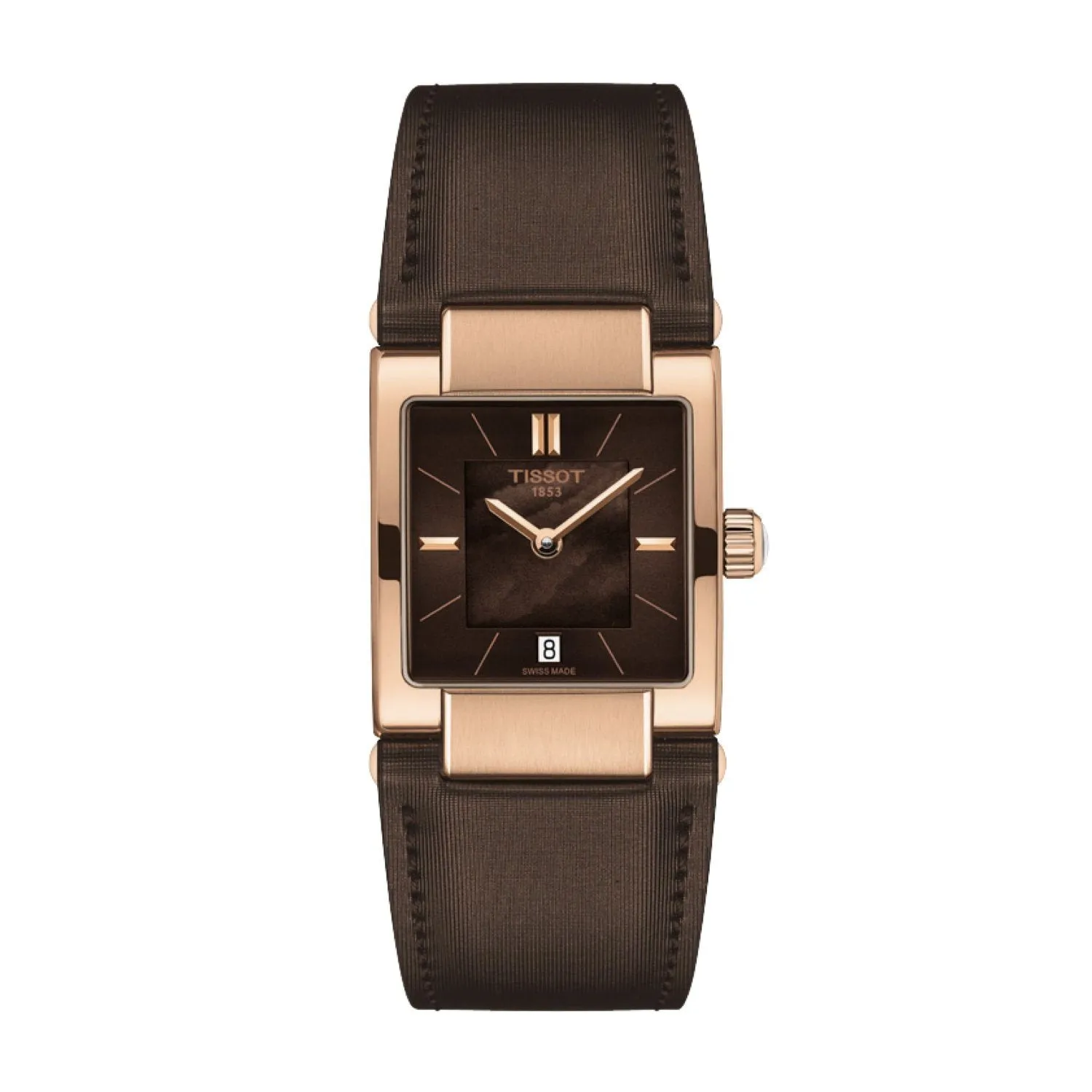 Tissot 23mm T2 Brown Textile Strap
