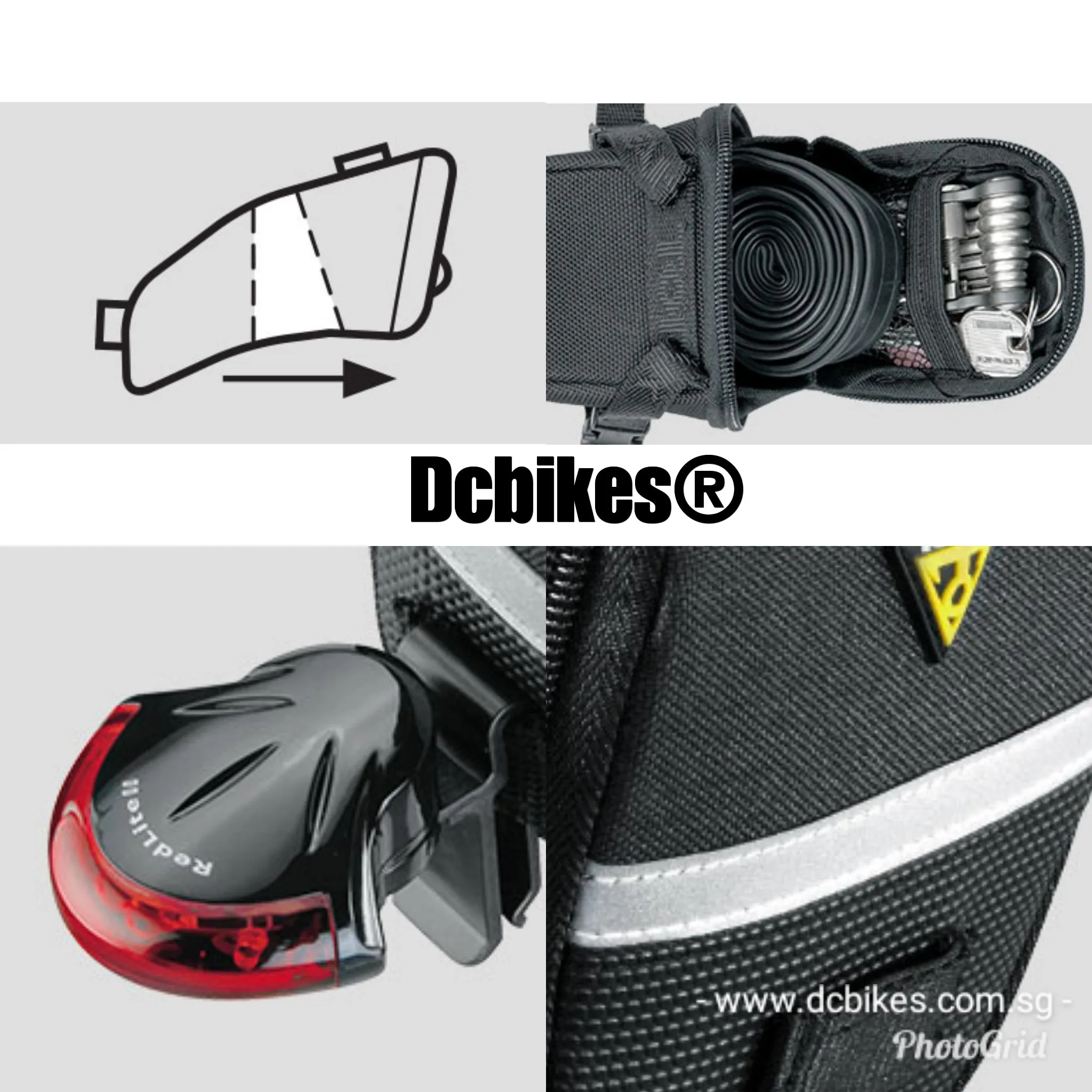 Topeak Aero Expendable Strap On Saddle Pouch Bag