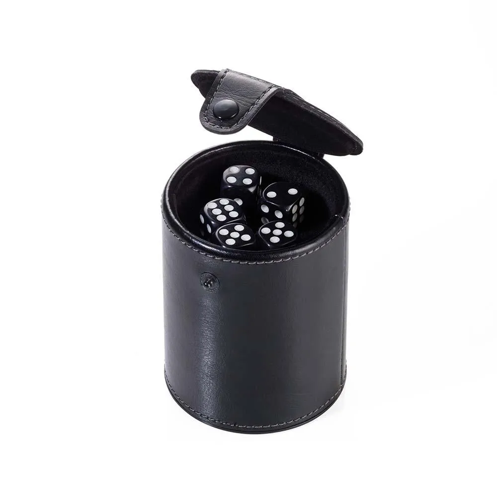 TROIKA Dice Cup Travel Game DICE TO GO with 5x Dice
