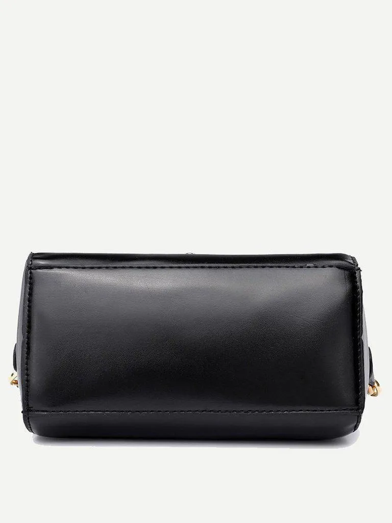 Twilly Scarf Push Lock Shoulder Bag