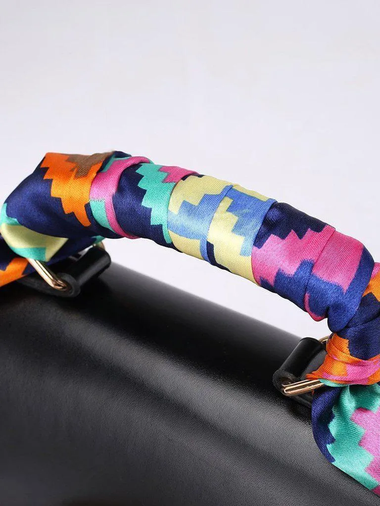 Twilly Scarf Push Lock Shoulder Bag