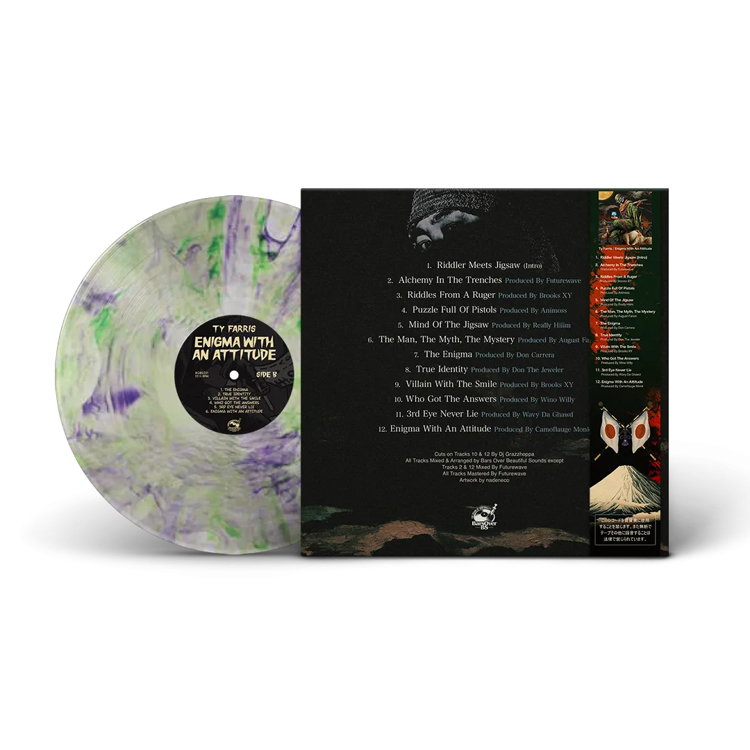 Ty Farris - Enigma With An Attitude (Obi Strip   Shadow Enigma Vinyl) (USA/Canada Customers Only)