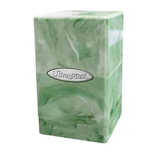 Ultra Pro: Marble Satin Tower - Lime Green - White