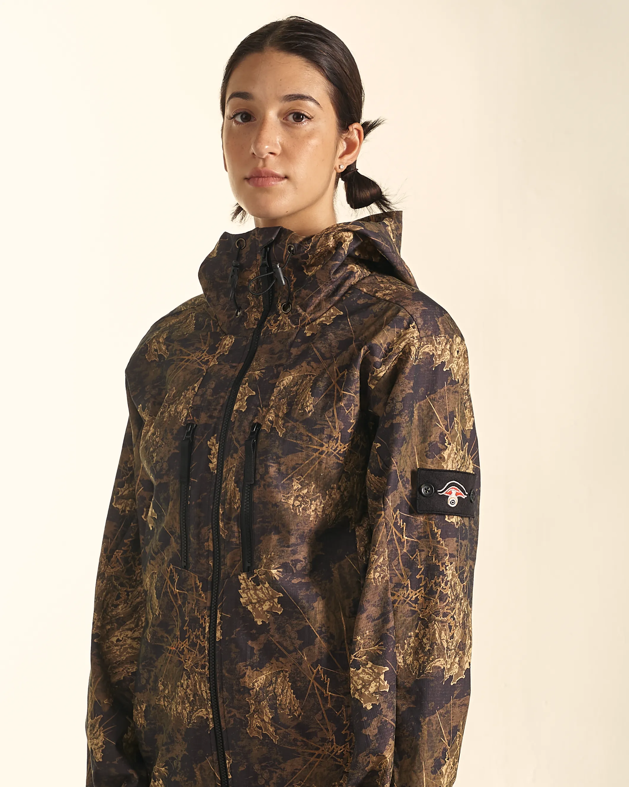 [UNISEX] BANGXGANJI X LOCO MOSQUITO ZIP-UP JACKET (BROWN)