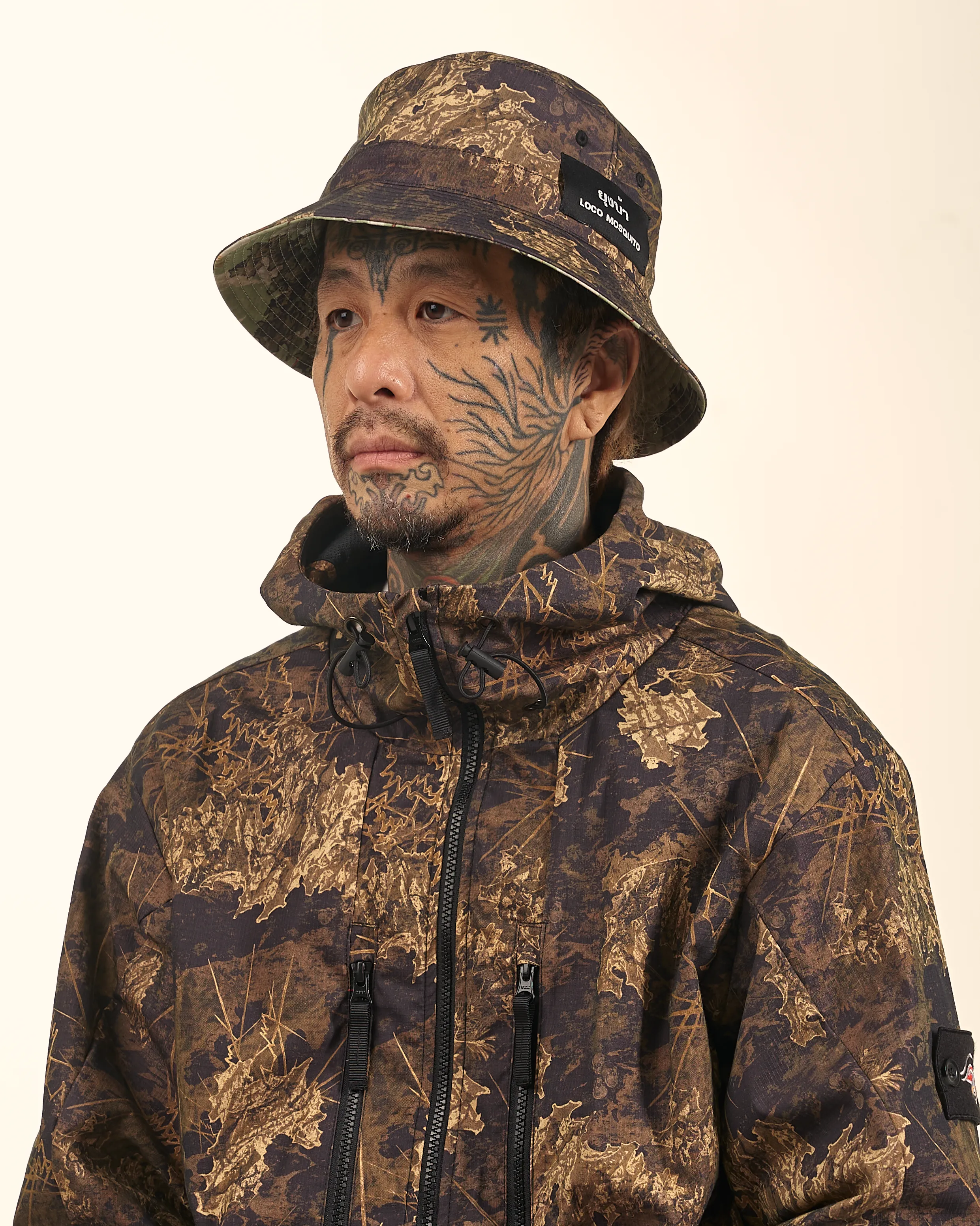 [UNISEX] BANGXGANJI X LOCO MOSQUITO ZIP-UP JACKET (BROWN)