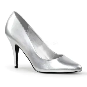 VANITY-420  Silver Faux Leather