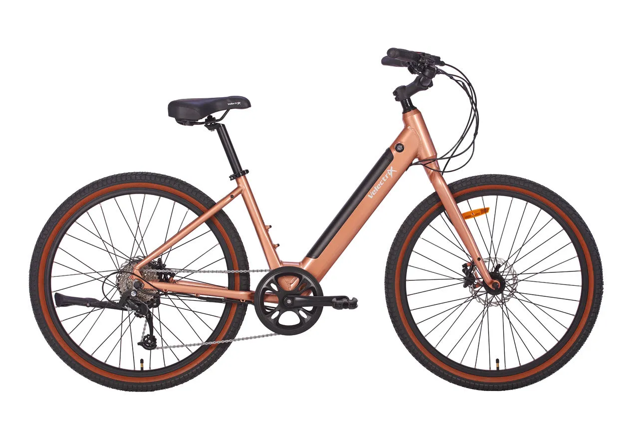 Velectrix 23 Cruiser Step Through Rose Gold