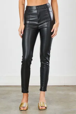 Vibrant M.i.U PU Skinny Jeans