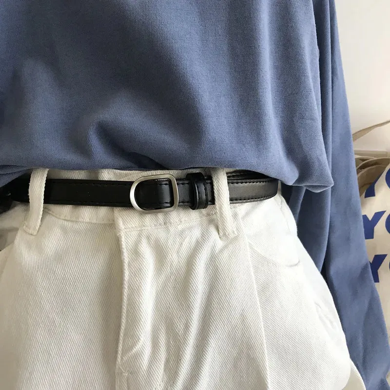 Vintage PU Leather Belt