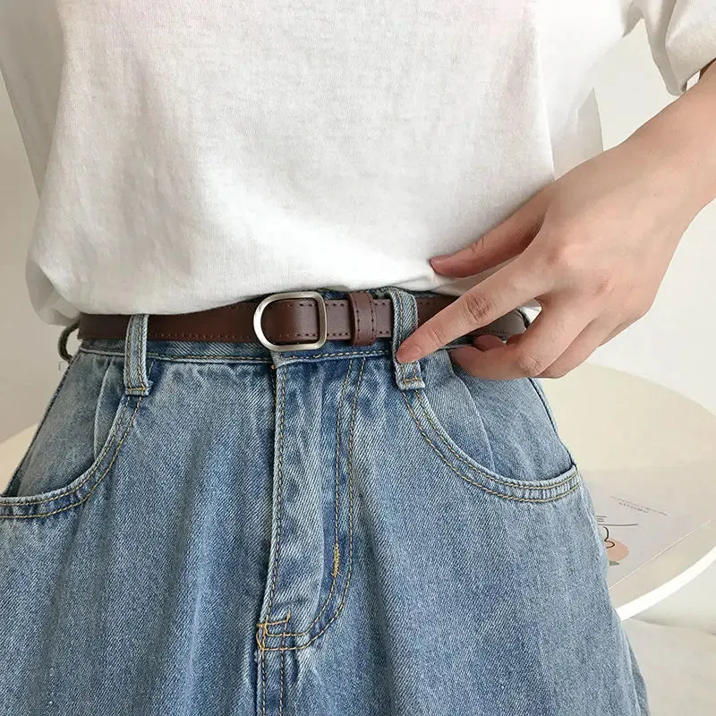 Vintage PU Leather Belt