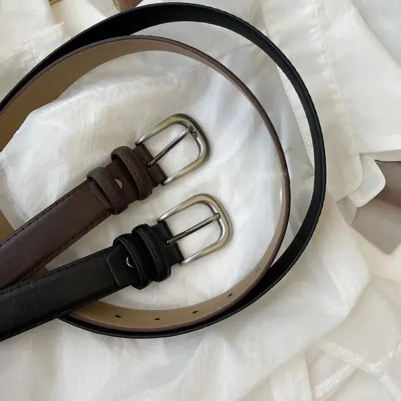 Vintage PU Leather Belt