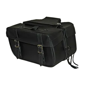VS218 Vance Leather 2 Strap Saddle Bag with Carry Conceal Pocket
