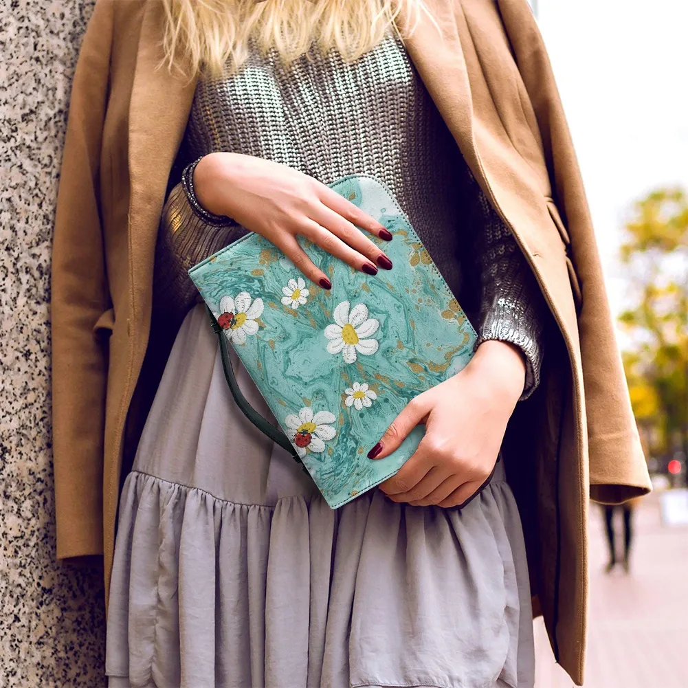 Watercolor Daisies Journal / Bible Cover- Preorder - Closing 7/18 - ETA Mid August