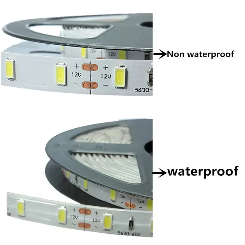 Waterproof 5M LED Strip Light in Warm & Cool White