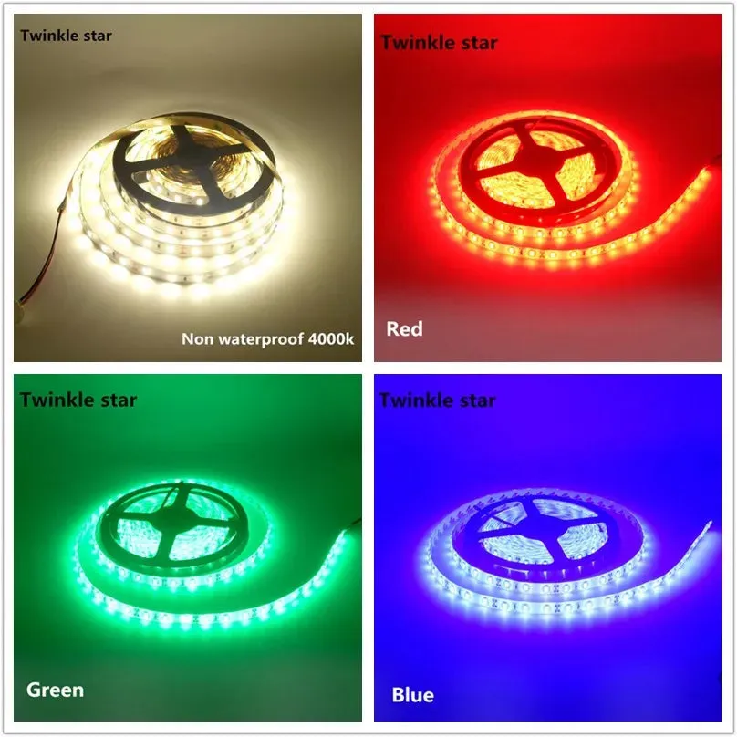 Waterproof 5M LED Strip Light in Warm & Cool White