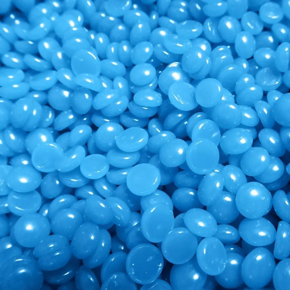 Waxness Spa Choice No Rosin Blue Gel Hard Wax Beads with Marine Salts - Made in Italy / 2.2 lbs. - 35.27 oz. - 1 kg. Each X 4 Bags = 8.8 Lbs