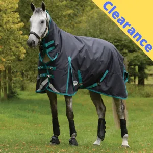 Weatherbeeta ComFiTec Plus Dynamic II Combo Medium/Lite 100g Black/Aqua
