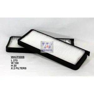 Wesfil Cabin/Pollen Air Filter - WACF0008 - RCA314C