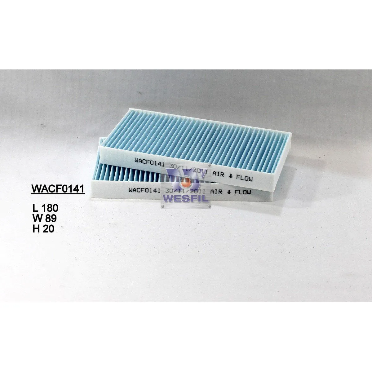 Wesfil Cabin/Pollen Air Filter - WACF0141 - RCA212P