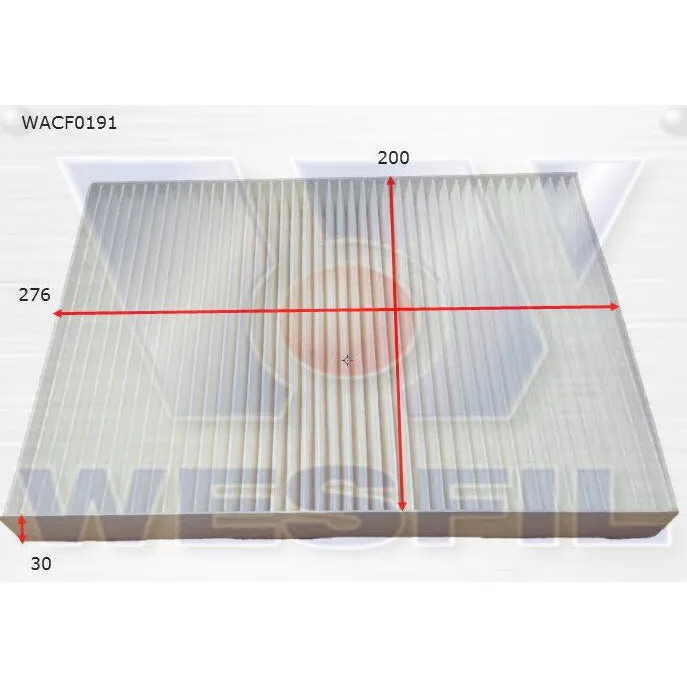 Wesfil Cabin/Pollen Air Filter - WACF0191 - RCA322P