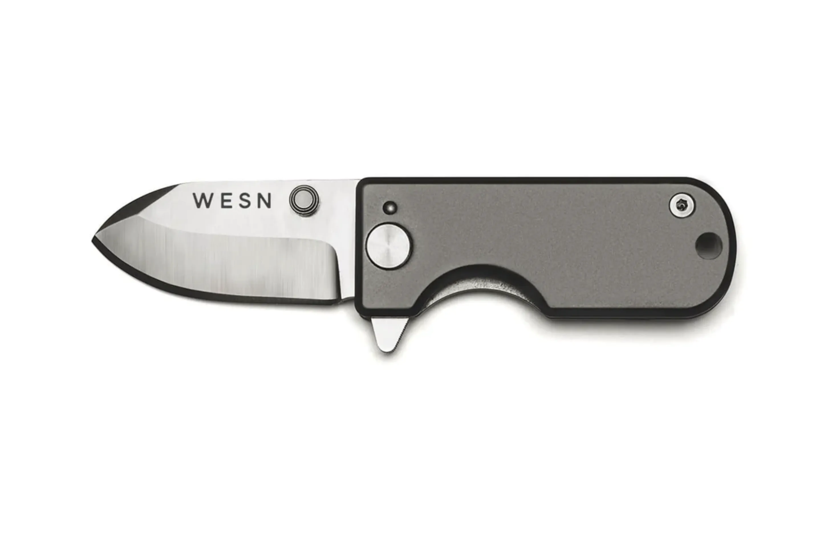 WESN Microblade Pocket Knife with Leather Sheath