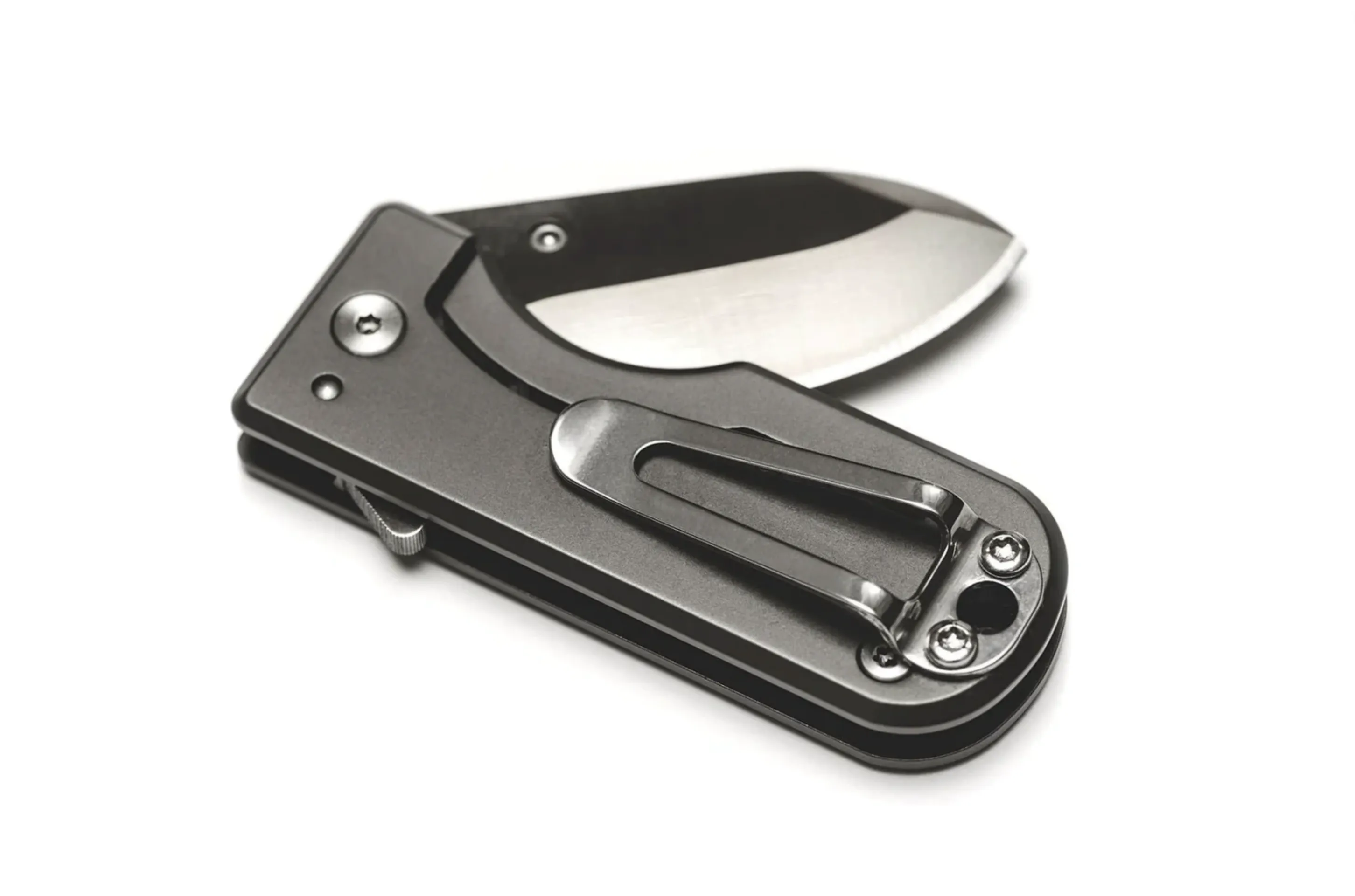 WESN Microblade Pocket Knife with Leather Sheath