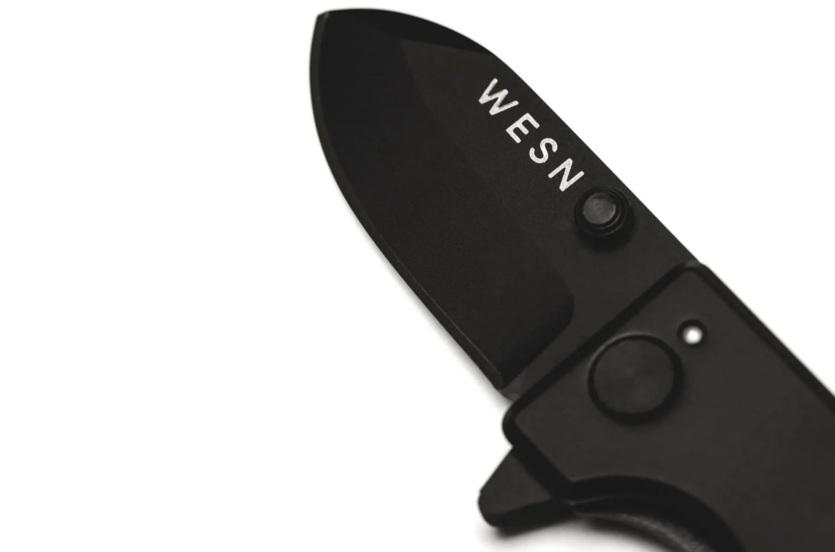WESN Microblade Pocket Knife with Leather Sheath