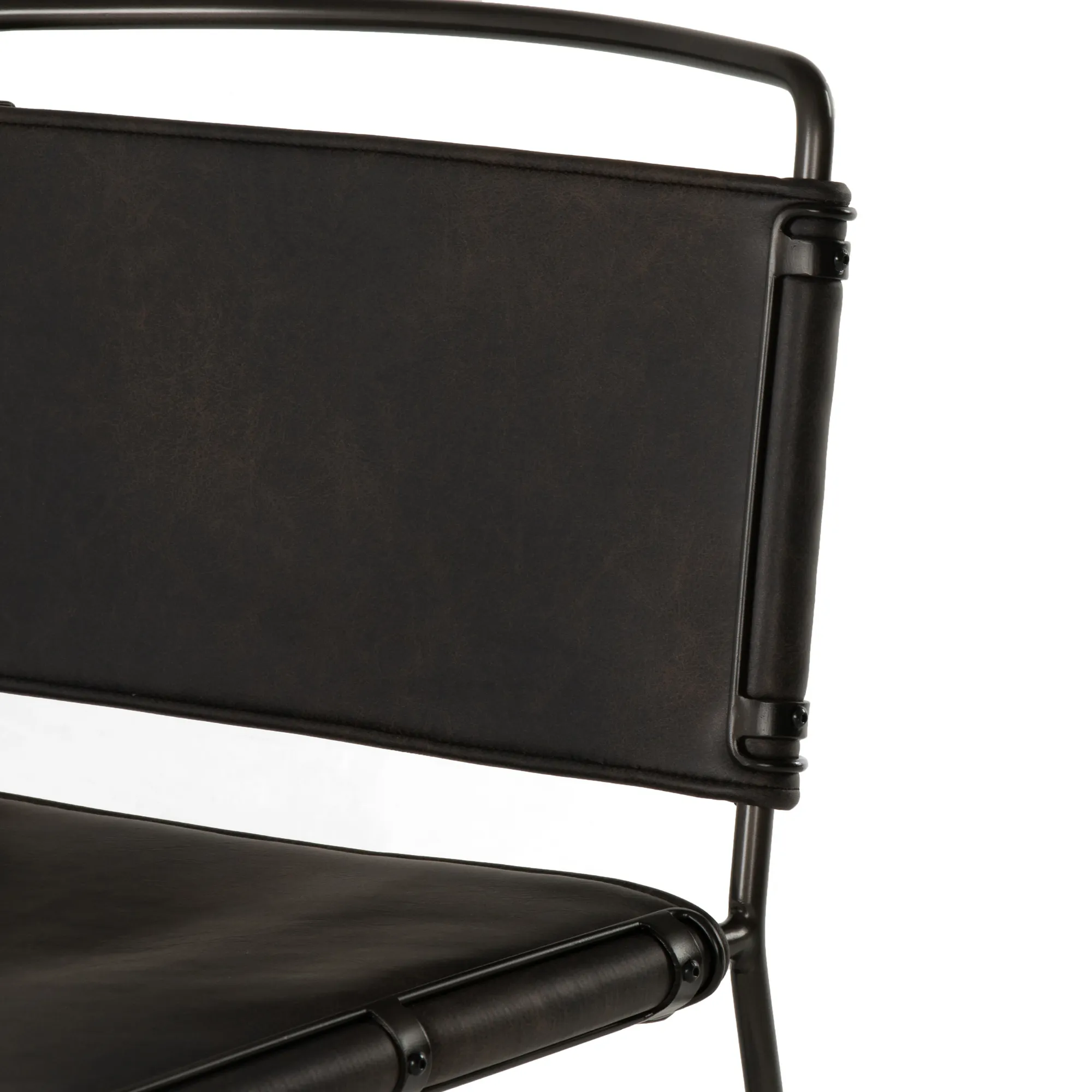 Wharton Faux Leather Bar Stool