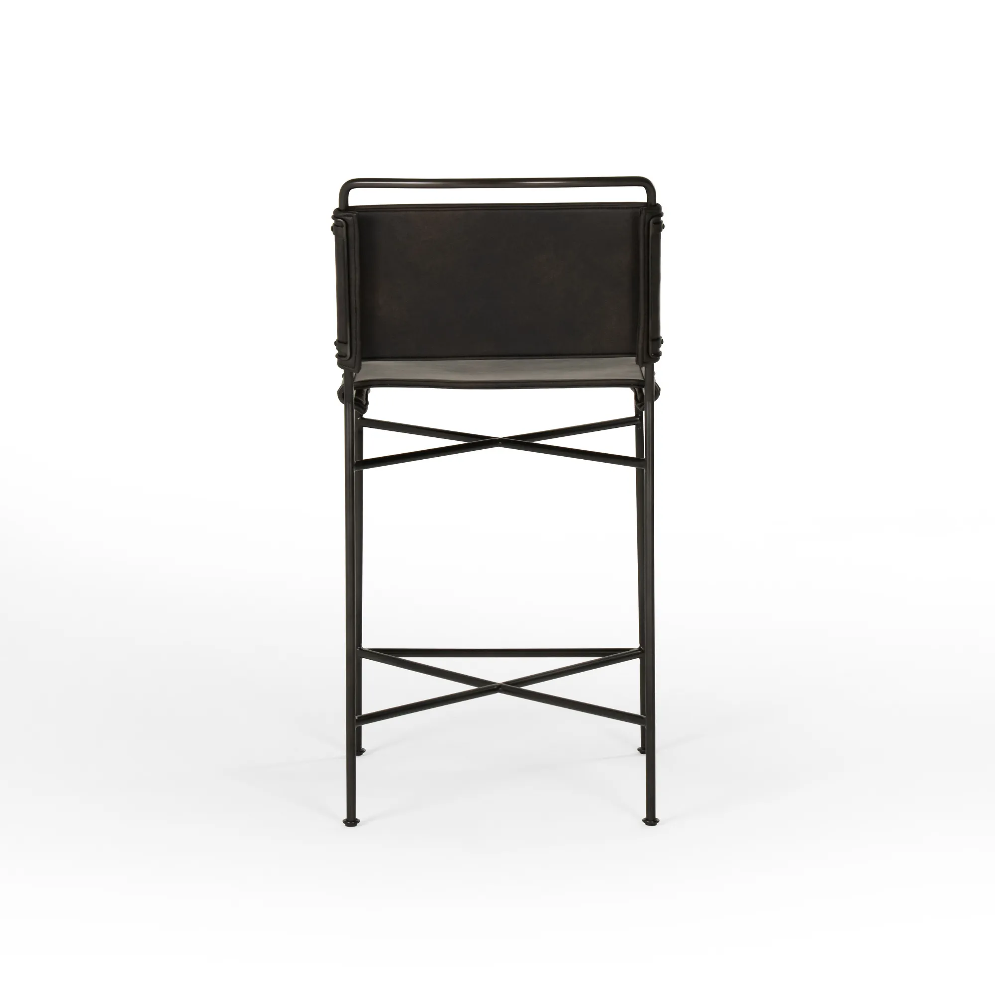 Wharton Faux Leather Bar Stool