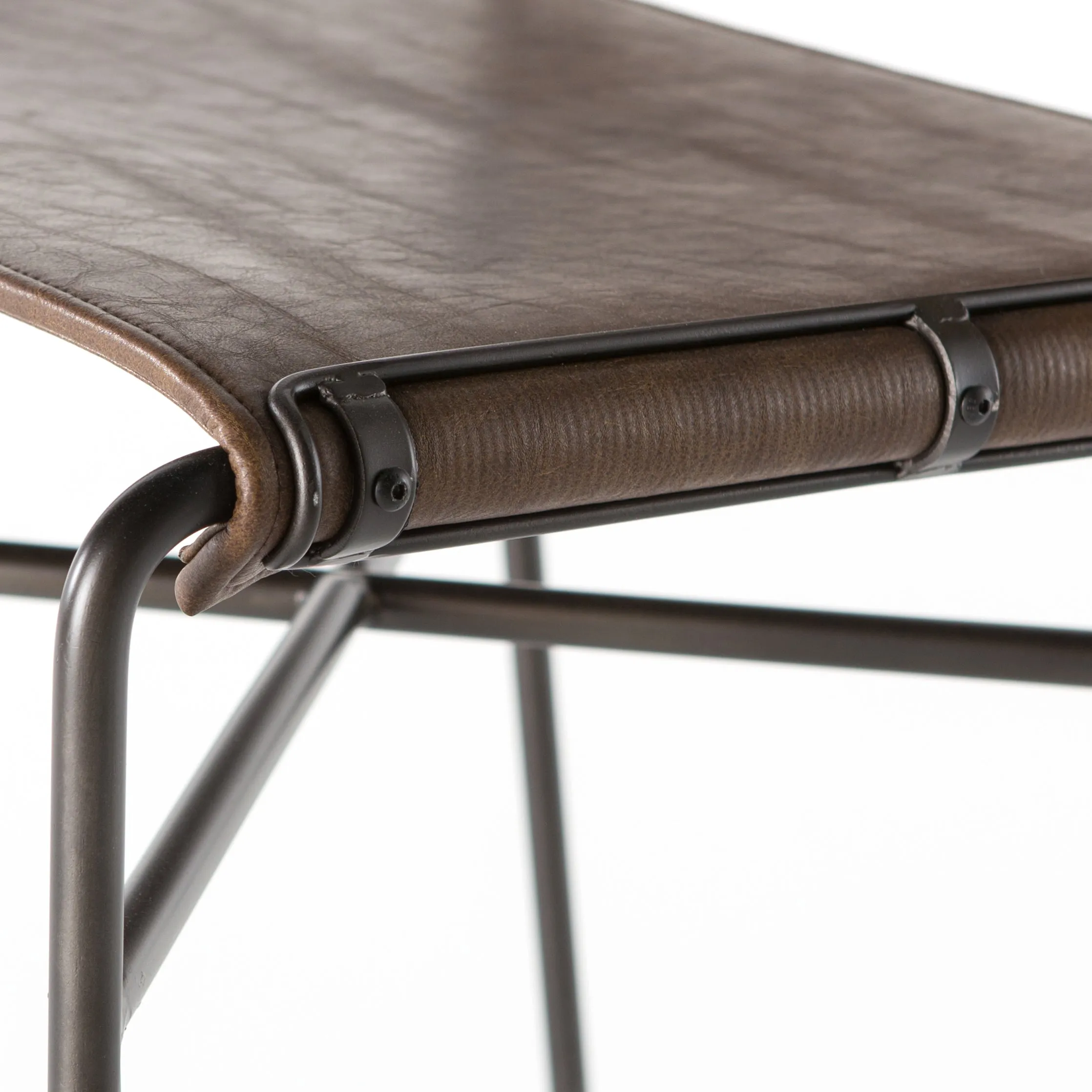Wharton Faux Leather Bar Stool