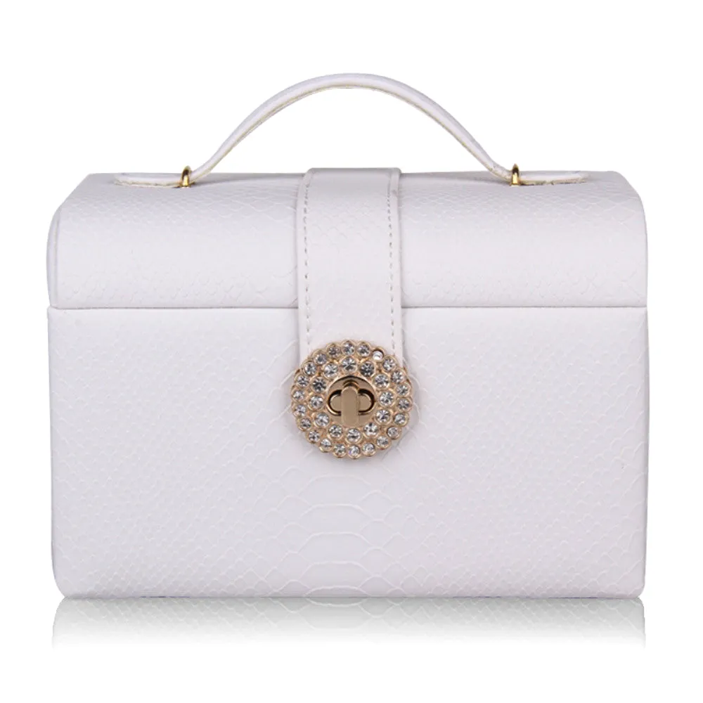 White Cute Miniature Jewelry Box