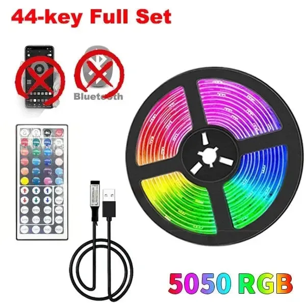 WiFi LED Strip Lights with Bluetooth & Alexa - RGB Music Sync