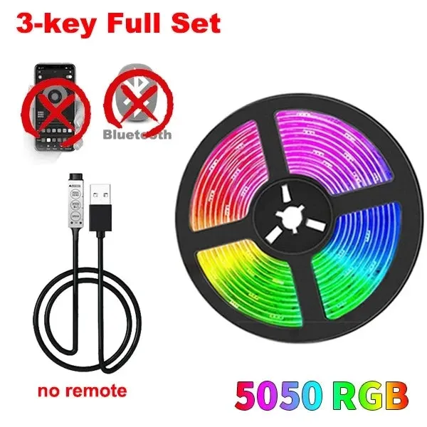 WiFi LED Strip Lights with Bluetooth & Alexa - RGB Music Sync