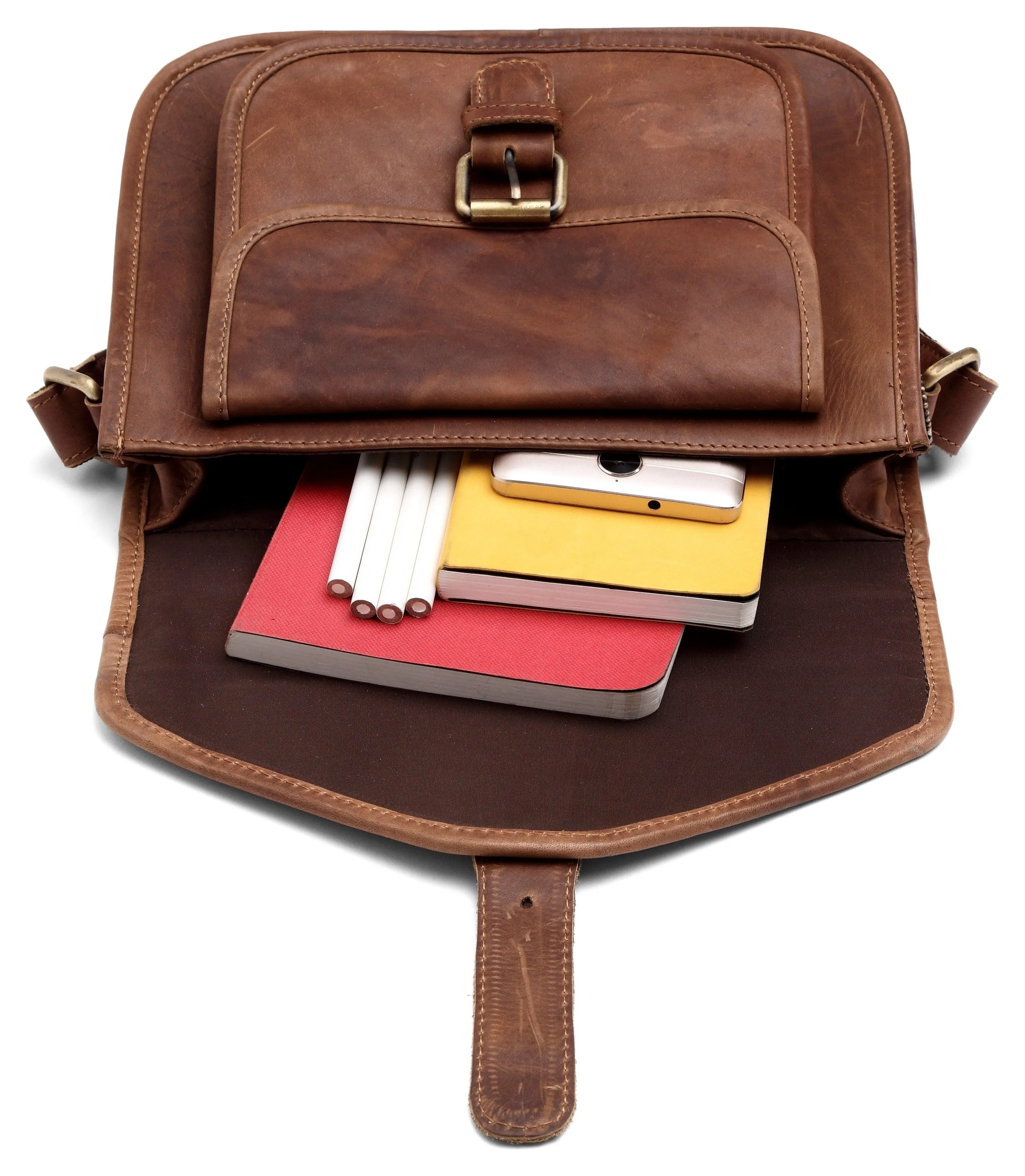 WILDHORN® Crossbody Bags for Women-Premium Leather Vintage Fashion Purse with Adjustable Strap